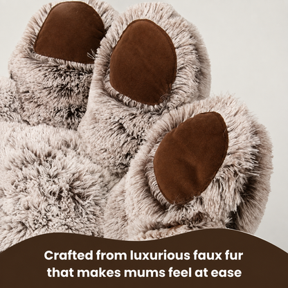 Bondly™ | Lit apaisant pour animaux de compagnie en forme de patte
