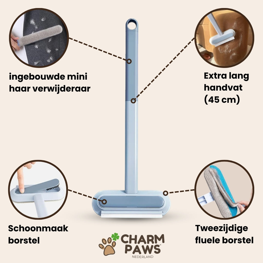 CharmPaws® MultiSwipe Pro | Épilateur 3-en-1 pour animaux de compagnie