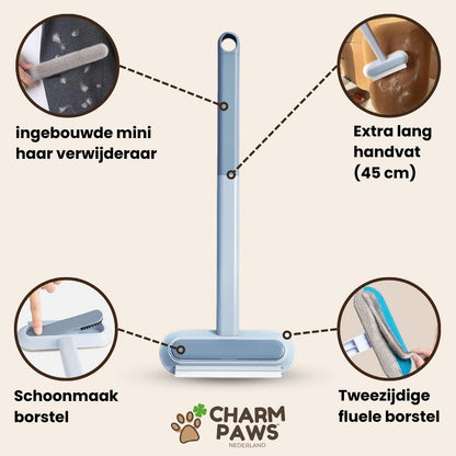 CharmPaws® MultiSwipe Pro | Épilateur 3-en-1 pour animaux de compagnie