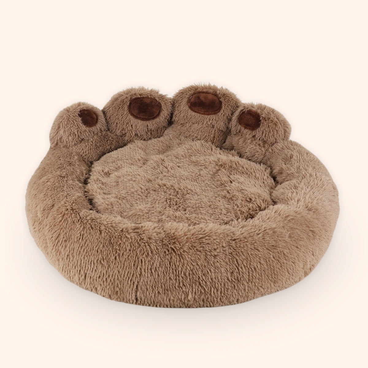 Bondly™ | Lit apaisant pour animaux de compagnie en forme de patte