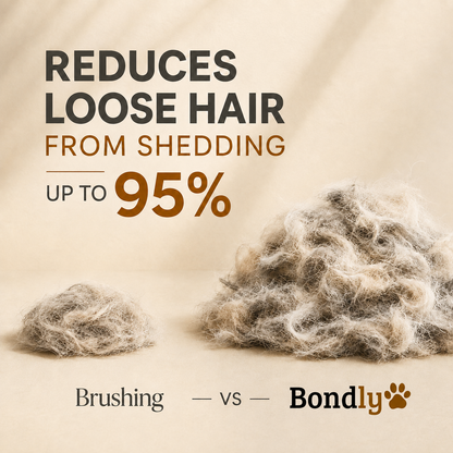 Bondly™ | Gentle Deshedding Brush for Dogs & Cats